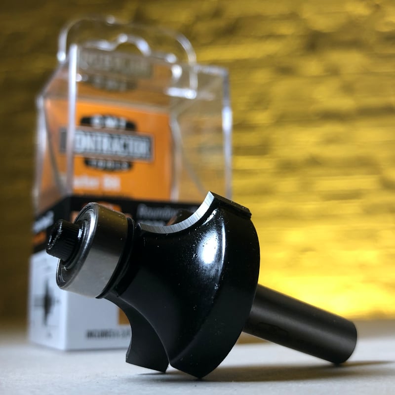 Фреза концевая радиусная с нижним подшипником Roundover and Beading Router Bit CMT Contractor Tools® K938-287