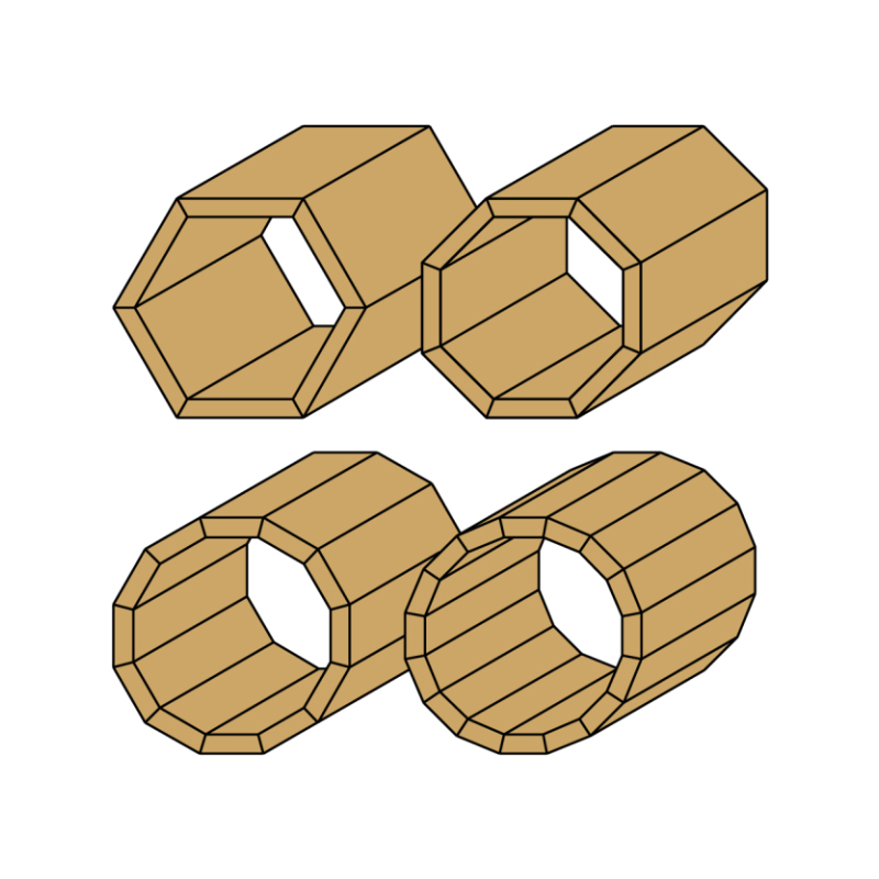 Идеальны для обработки краёв деталей, формирования фаски или создания многоугольных составных конструкций, коробок и других декоративных проектов
