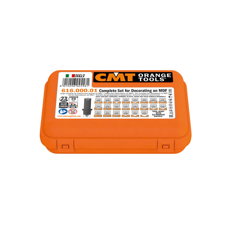 Фреза концевая с набором профильных сменных ножей 616.000.01