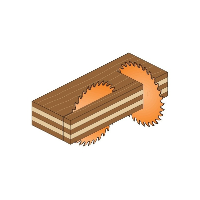 Продольное и поперечное пиление