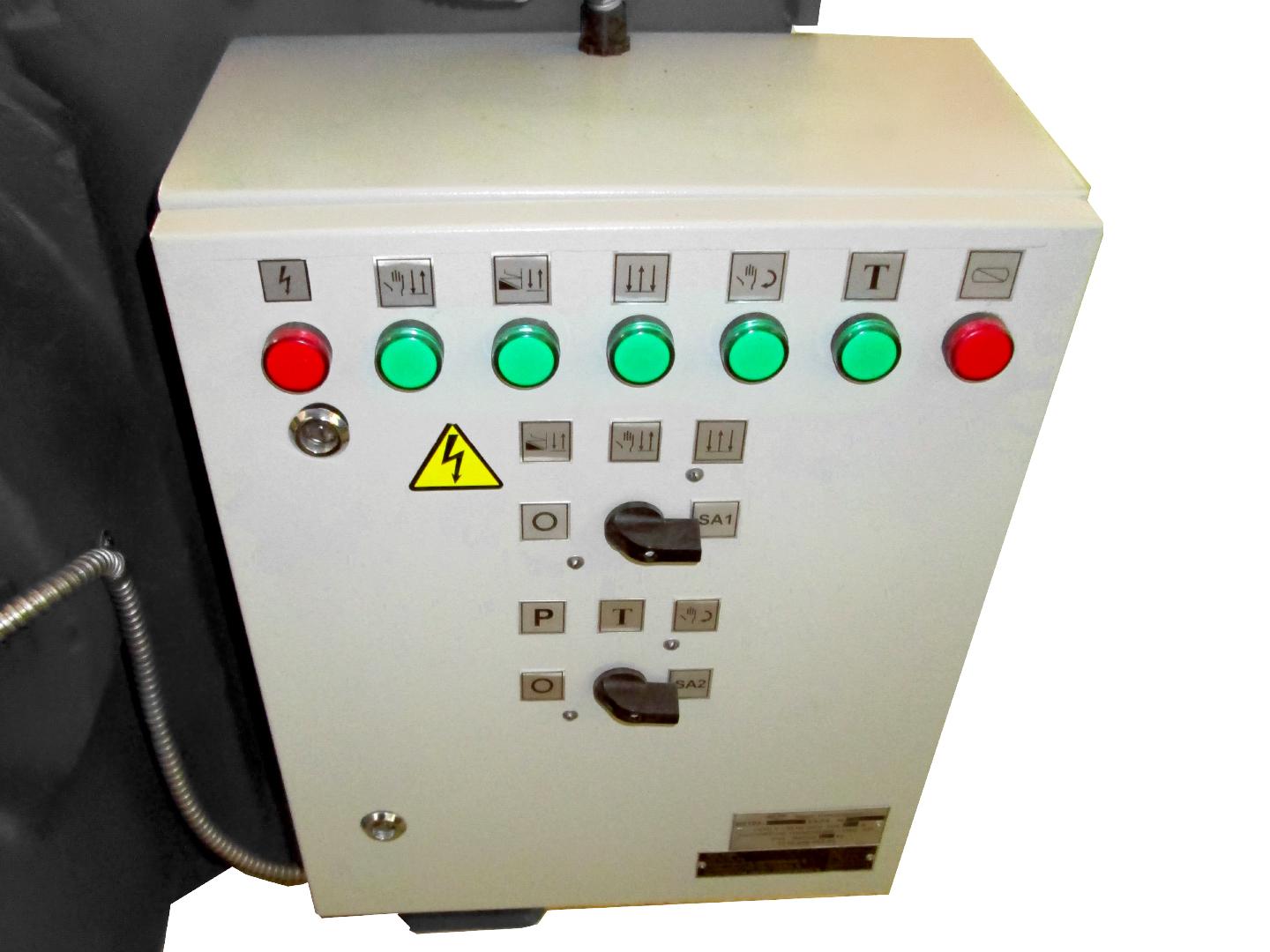 Ножницы гильотинные пневматические модели НК3416. Электрошкаф