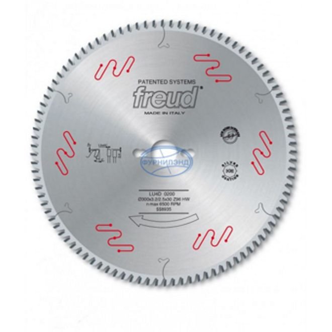 Пила дисковая  по ламинату   FREUD 300x3,2x30x96 FZ/TR