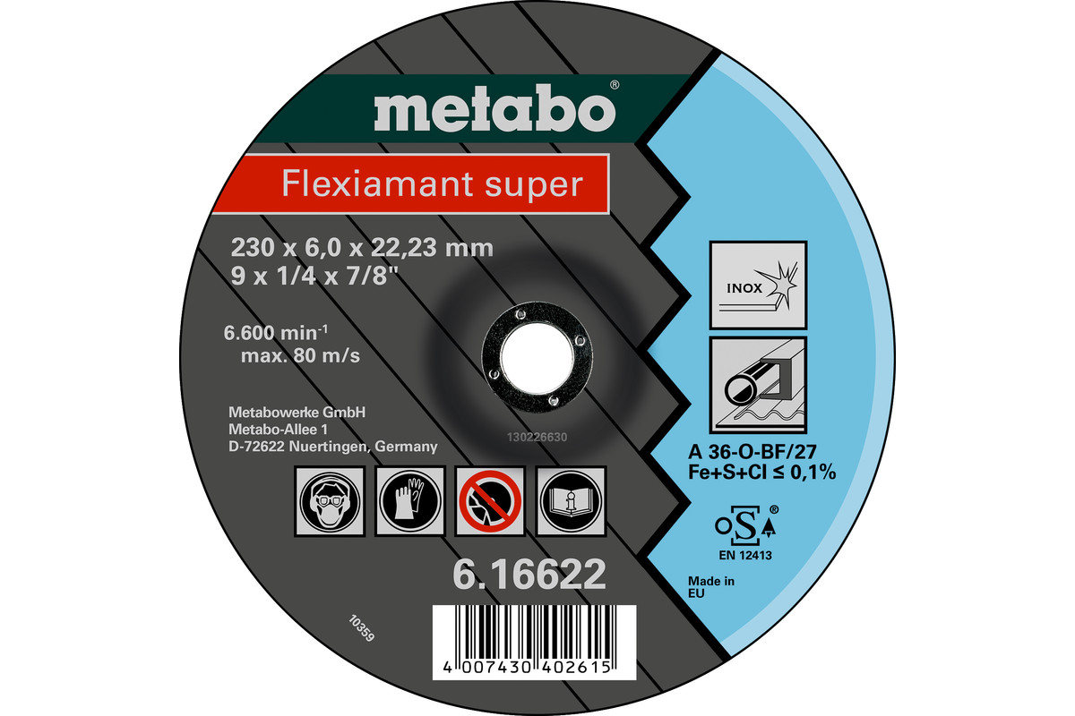 Metabo Инструмент и оснастка Flexamant super inox