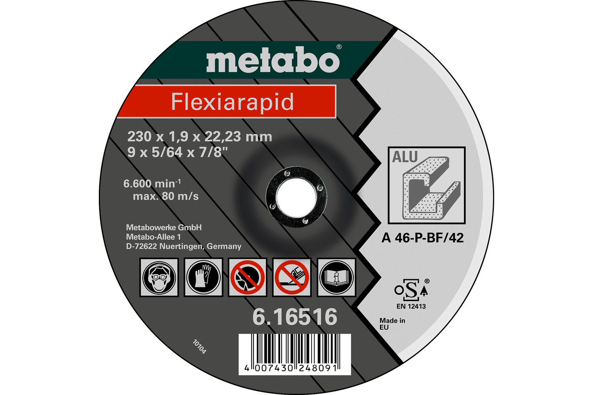 Metabo Инструмент и оснастка Flexiarapid, Алюминий