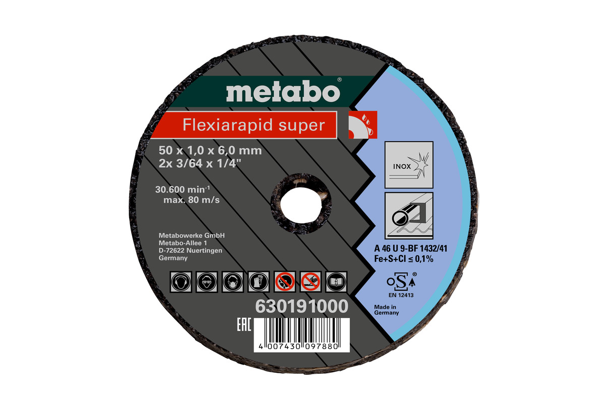 Metabo Инструмент и оснастка Flexiarapid super inox