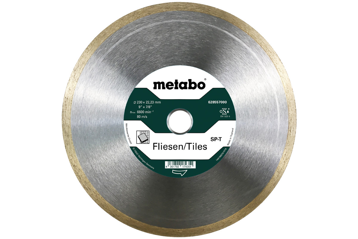 Metabo Инструмент и оснастка Для кафеля; Сплошная кромка