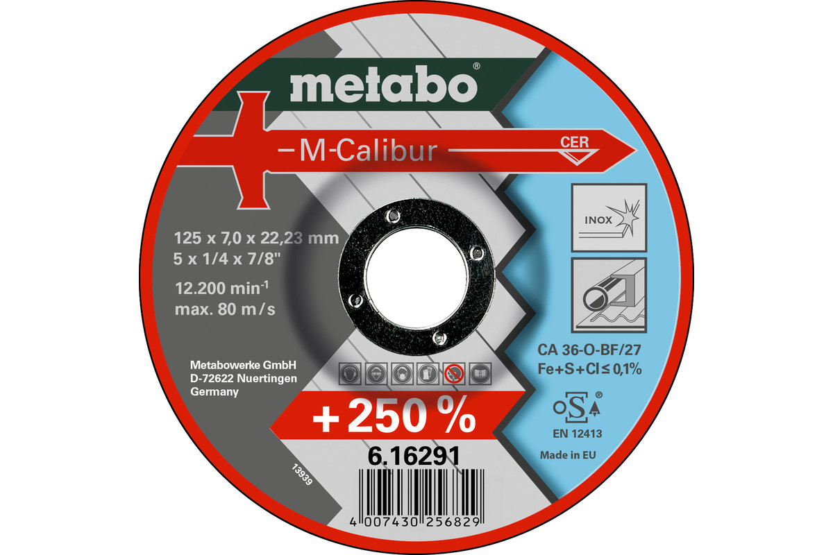 Metabo Инструмент и оснастка Обдирочные круги для обычной и высокосортной стали