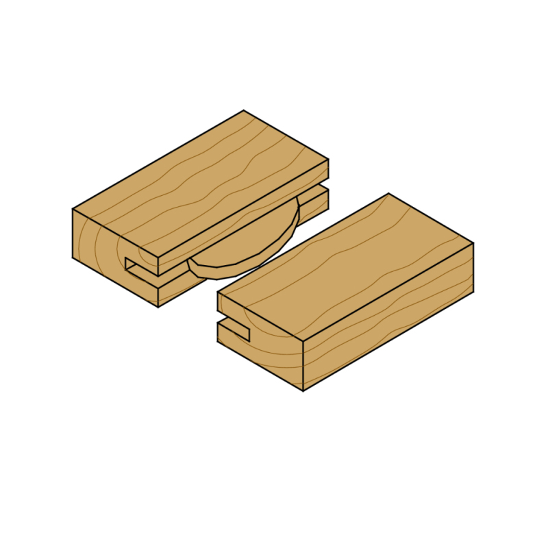 Пазовые фрезы - Шпоночное соединение