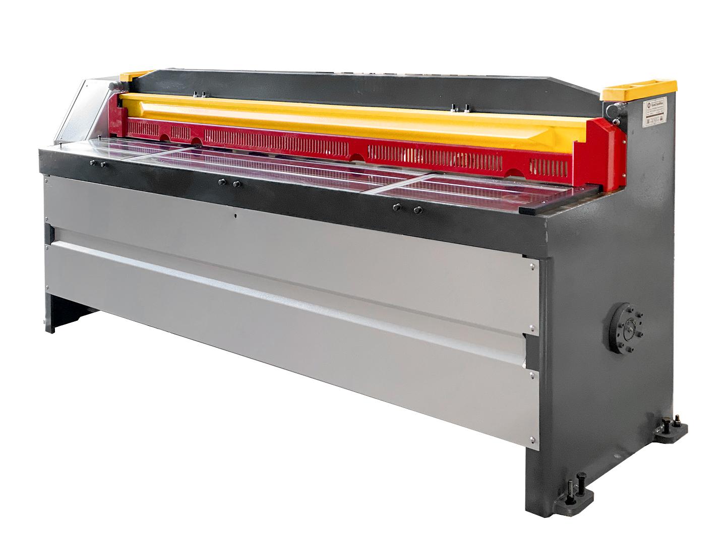 Ножницы электромеханические гильотинные модели МНГ. Вид спереди