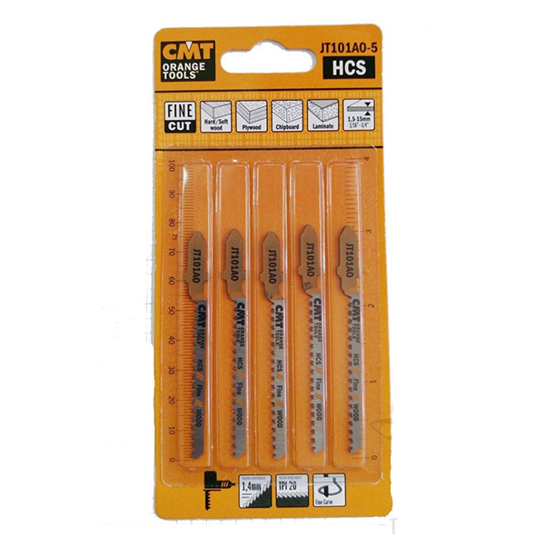 Пилки лобзиковые JT101AO-5 CMT для ламината