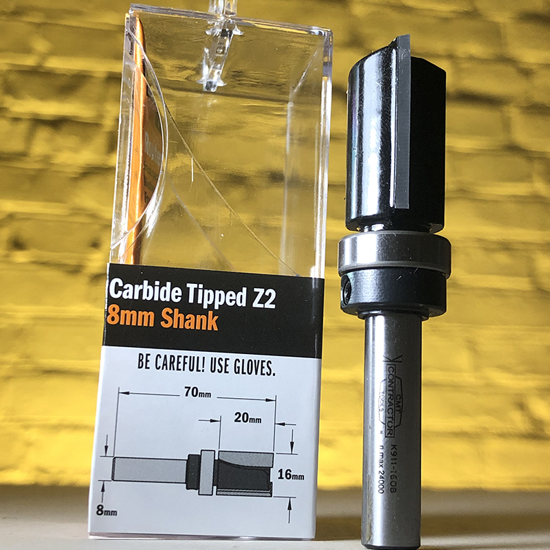 Фрезы концевые пазовые короткие Straight Bit CMT Contractor Tools® K911