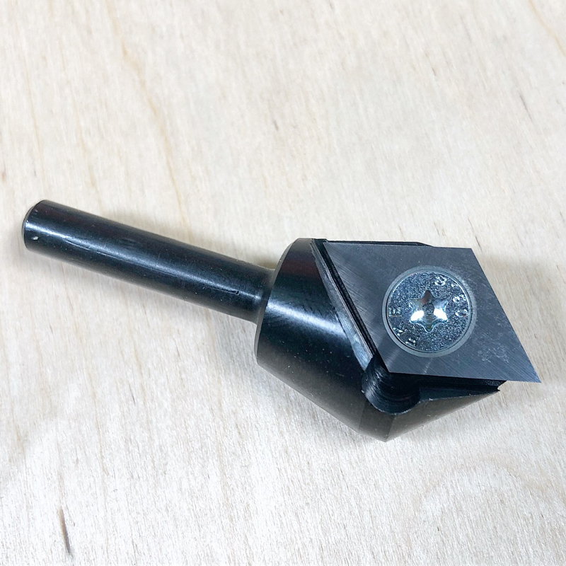 Фрезы CMT для V-образных пазов 90° и гравирования со сменным ножом