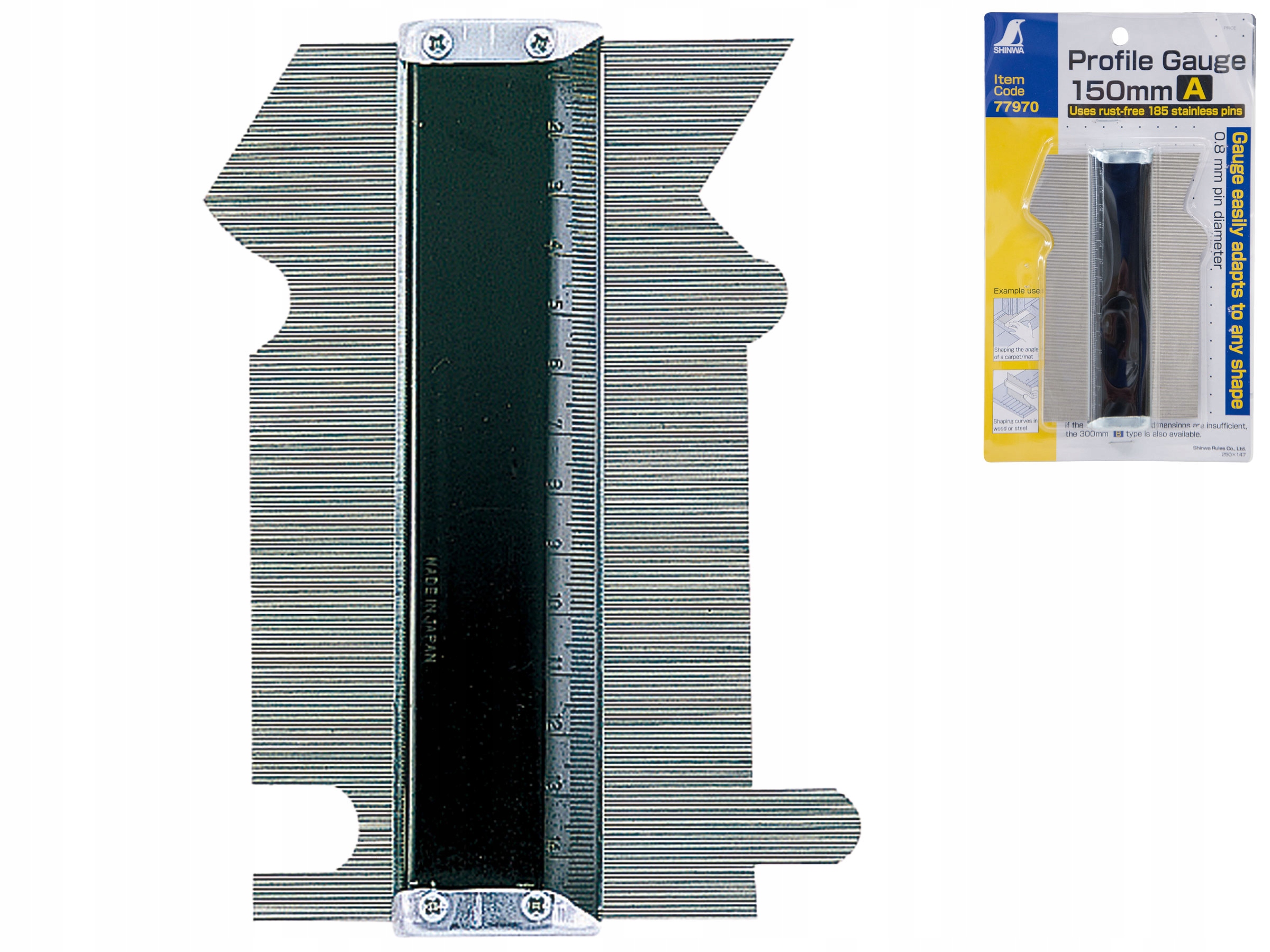 Rubankov Ручной инструмент Шаблоны и лекала для копирования сложных профилей