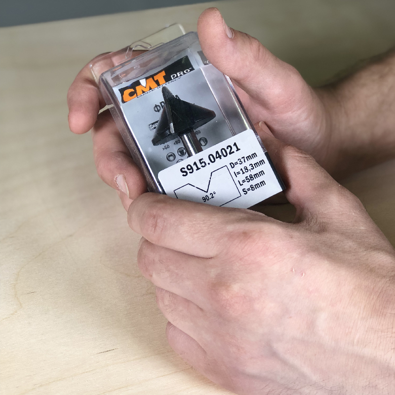 Фрезы угловые 45,1° для V-образных пазов 90,2°