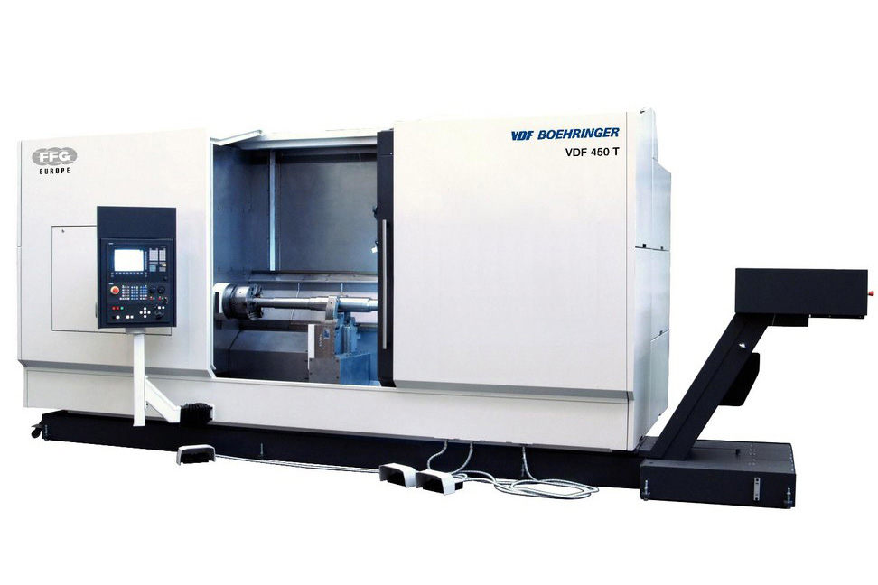 Горизонтальный токарный многоцелевой станок VDF Boehringer 450 T
