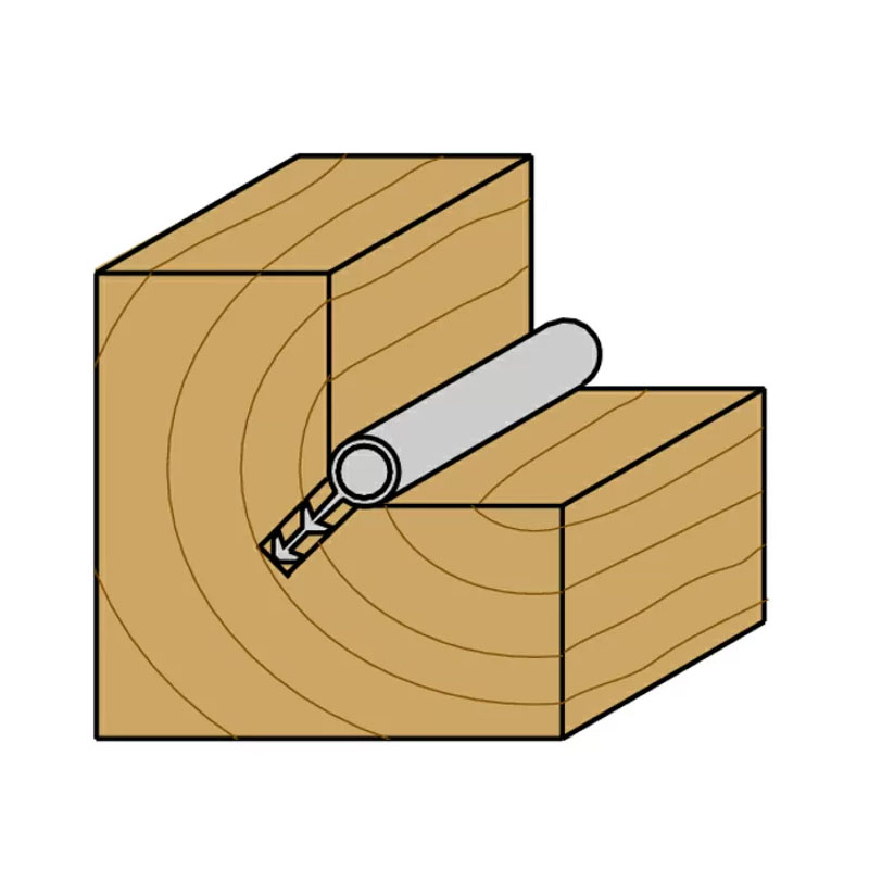Пазовая фреза для уплотнителя