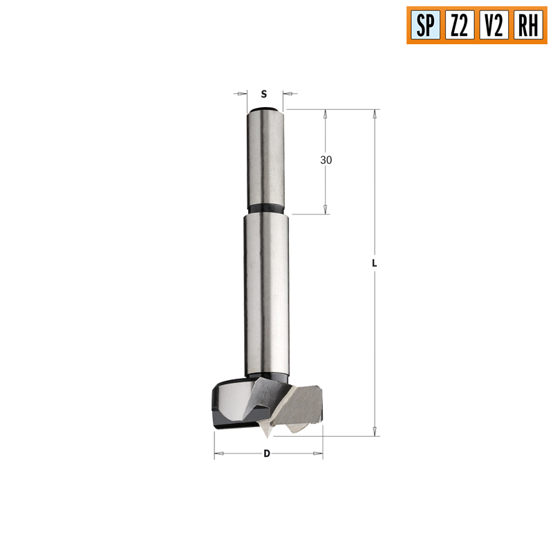 Комплект 5 сверел чашечных SP