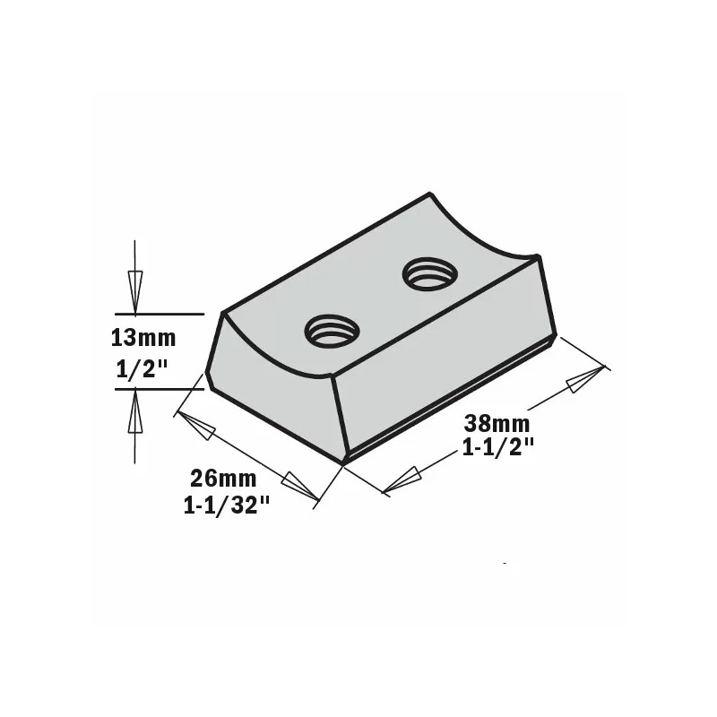 Клин для крепления ножа
