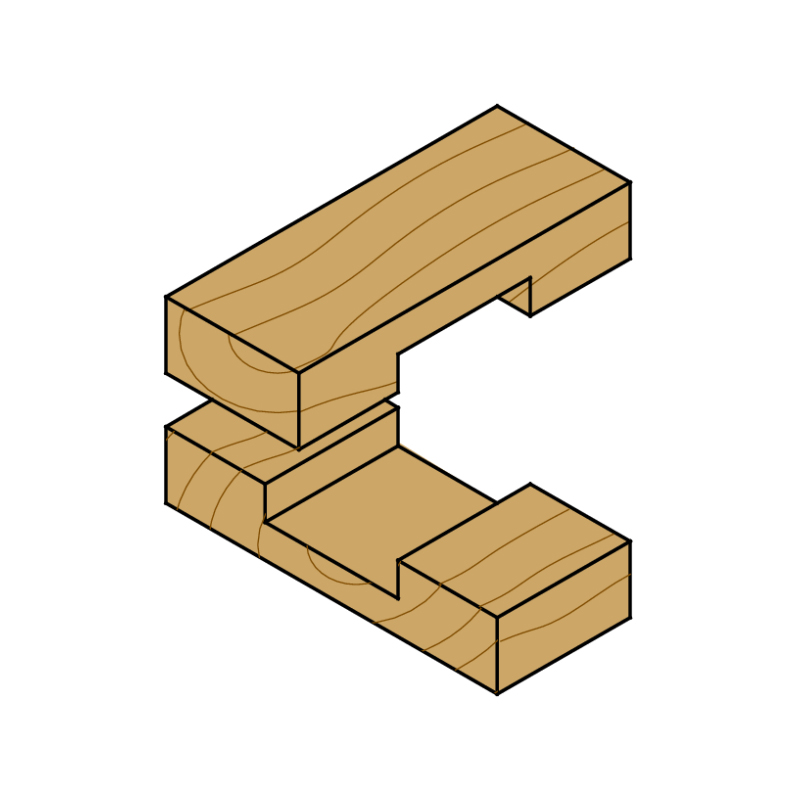 Пазовые фрезы - Пазовое соединение