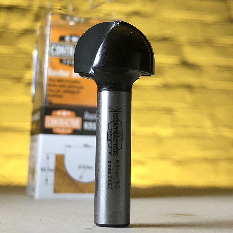 Фреза пазовая галтельная Round Nose Bit CMT Contractor Tools® K914