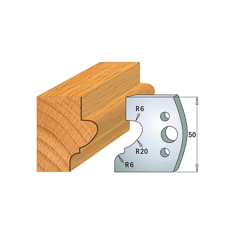 Комплект из 2-х ножей 50x4 SP CMT 690.505