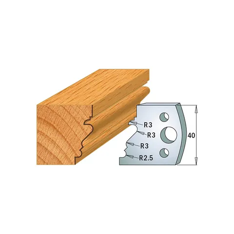 Комплект из 2-х ножей 40x4 SP CMT 690.122