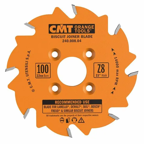 Диск пильный 100x22x3,96/3,1-3,9 15° FLAT Z=8 CMT 241.008.04