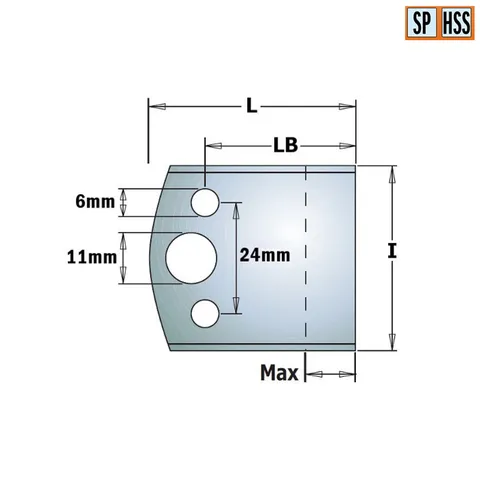 Комплект из 2-х ограничителей 50x5 CMT 691.599