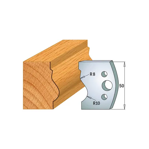 Комплект из 2-х ножей 50x4 SP CMT 690.510