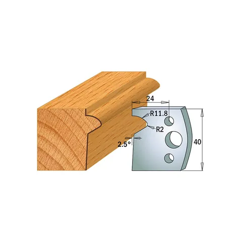 Комплект из 2-х ножей 40x4 SP CMT 690.135