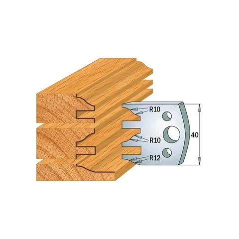 Комплект из 2-х ножей 40x4 SP CMT 690.124