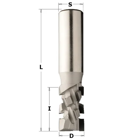 Фреза пазовая DP 20x20x45 d=20 I=55 L=115 Z=2+2 RH CMT 142.726.61