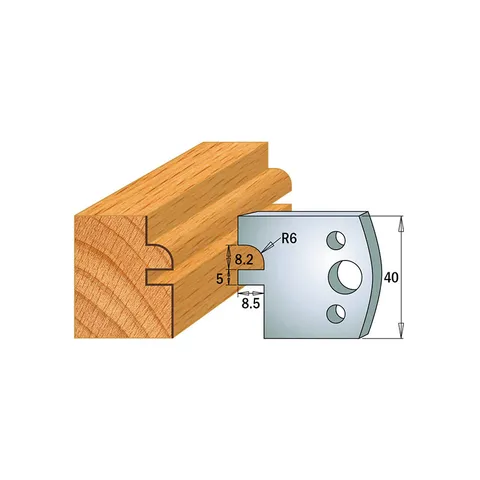 Комплект из 2-х ножей 40x4 SP CMT 690.134