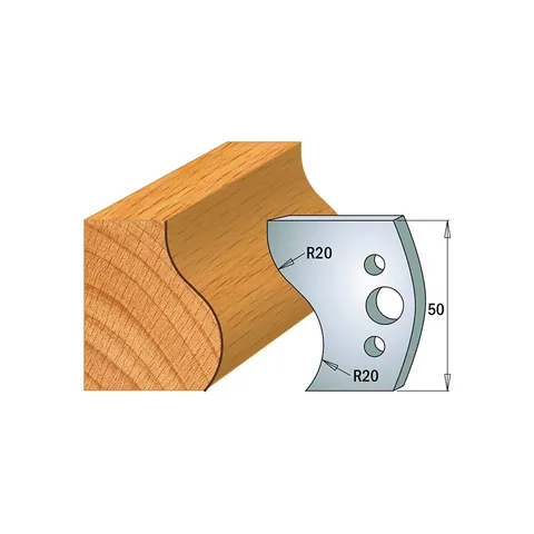 Комплект из 2-х ножей 50x4 SP CMT 690.571