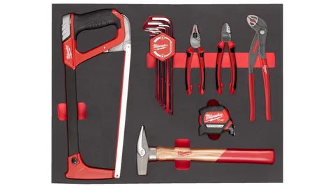 Набор инструментов общеслесарный Milwaukee GENERAL TOOLING FOAM SET - 15 PC