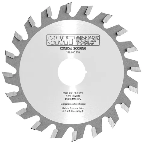 80x3.1-4x20 Z=12 Пила подрезная коническая CMT S288.080.12H