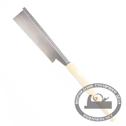 Пила обушковая Shogun Dozuki Saw, Premium, 210мм, прямая деревянная рукоять