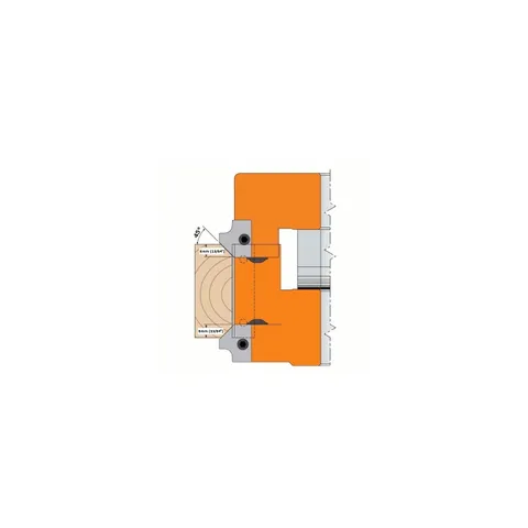 Комплект 2 ножей HM 20x20x2 R5/45гр. для 694.005 CMT 695.005.A5