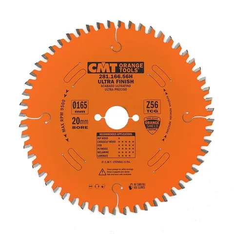 Диск пильный 165х2,2/1,6х20 Z=56 CMT 281.166.56H