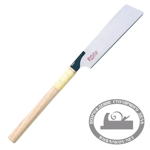 Пила Z-Saw Kataba Cross H-225, 225мм, 21tpi, 0.4мм, деревянная рукоять