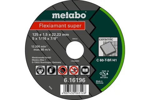 Flexiamant super 125x1,0x22,23 керамика,TF41 (616196000)