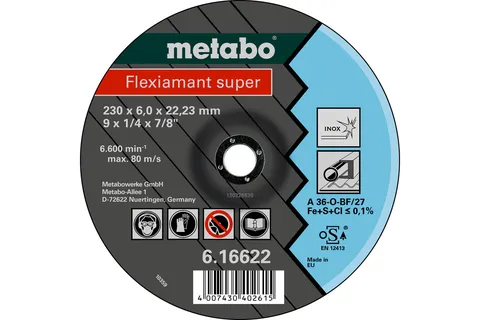 Flexiamant super 180x6,0x22,23, Inox, SF 27 (616610000)