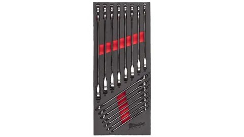 Ложемент Milwaukee с комбинированными ключами с трещоткой MAX BITE™ - 15 ед. (1 шт)