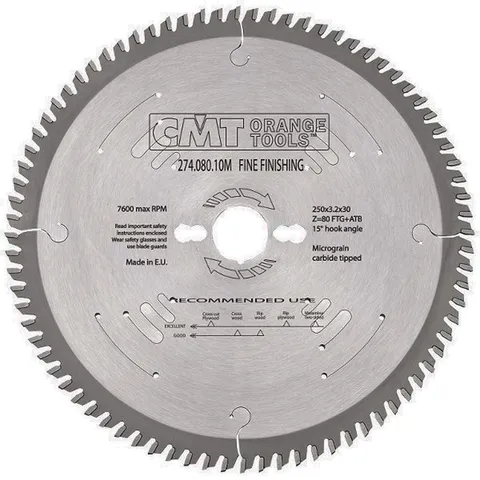 Диск пильный 300x30x3,2/2,2 15° 1FTG+4ATB Z=100 CMT 274.100.12M
