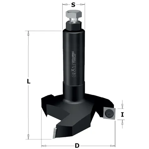 Фреза фуговальная со сменными ножами HM Z3 D=80x12 S=20 RH CMT 663.003.11