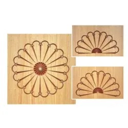 Комплект 1 шаблонов для фрезерования (испанский большой) CMT RCS-801