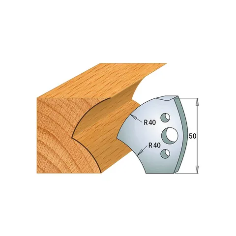Комплект из 2-х ножей 50x4 SP CMT 690.550