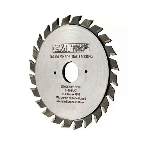 Диск пильный 100x22x2,8-3,6/ 12° FLAT Z=10+10 CMT 289.100.20K