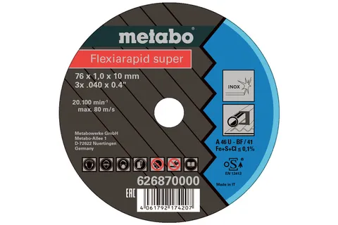 5 Flexiarapid Super 76 x 1,0 x 10,0 мм, нержавеющая сталь, TF 41 (626870000)