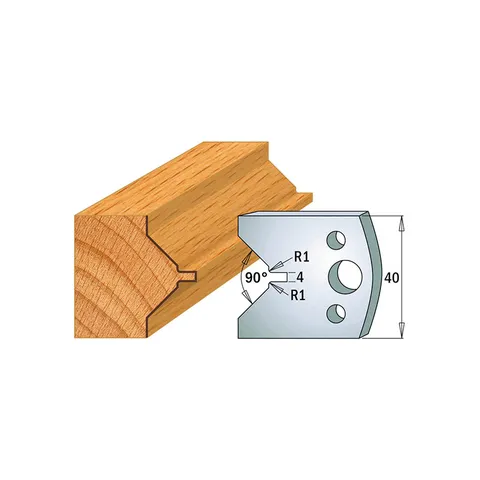 Комплект из 2-х ножей 40x4 SP CMT 690.072